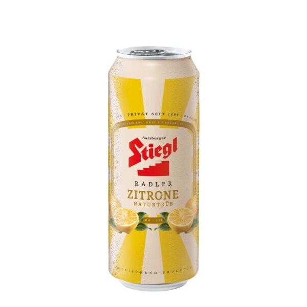 Cerveza stiegl limón lata