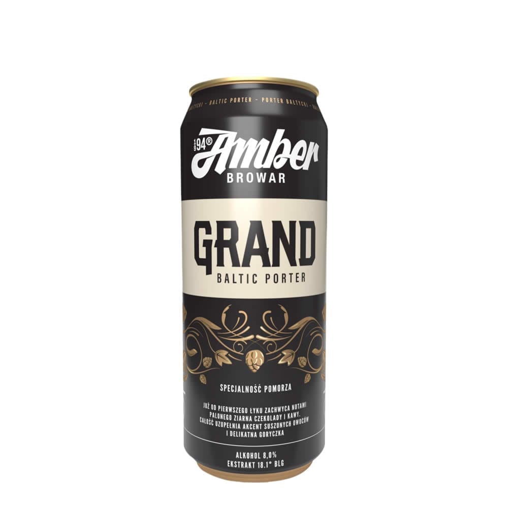 Cerveza Browar Amber Grand Baltic Porter
