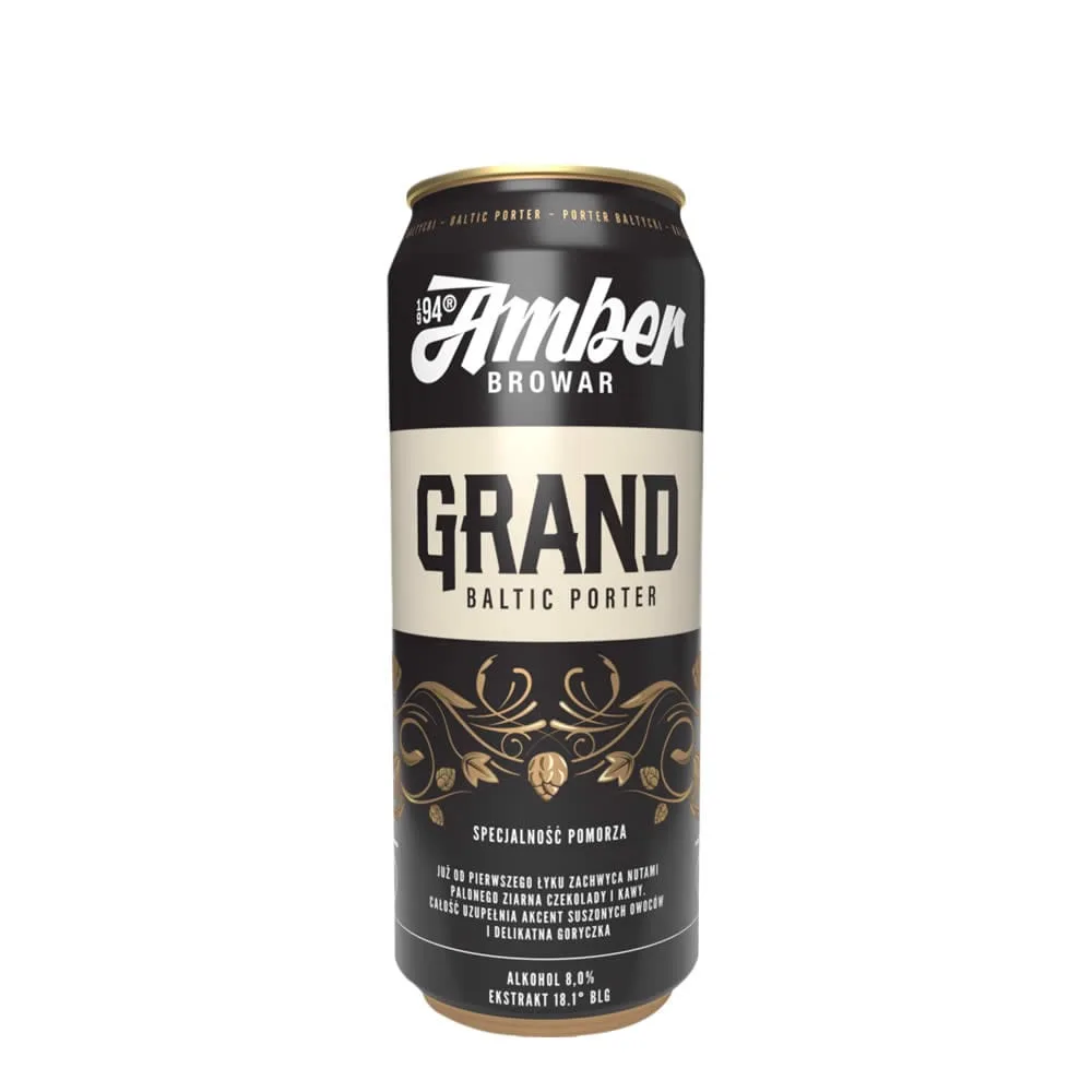 Cerveza Browar Amber Grand Baltic Porter