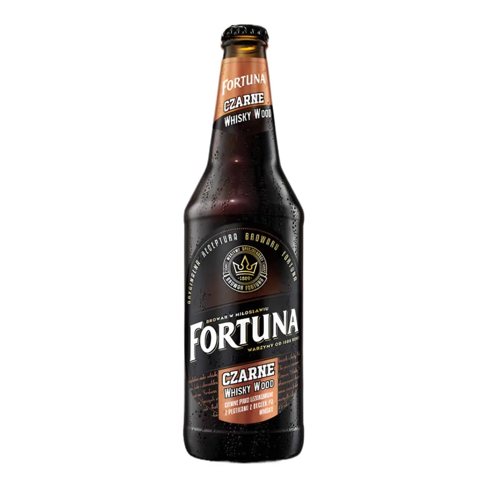 Cerveza Fortuna Czarne Whisky Wood